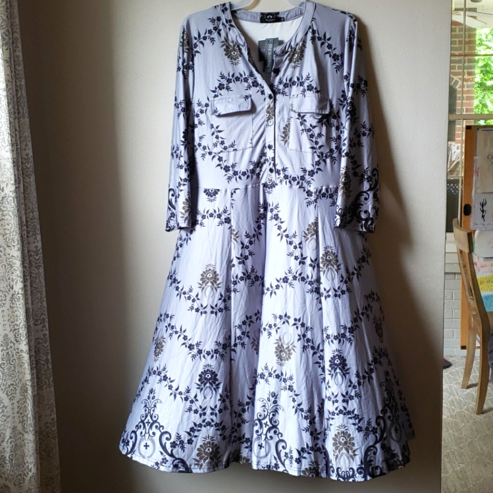 Reborn 3/4 Sleeve dress XL